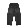 Ruff-Hydes Men's Sunfade Vintage Wash Barrel Leg Jeans — Black | Eaton Brothers