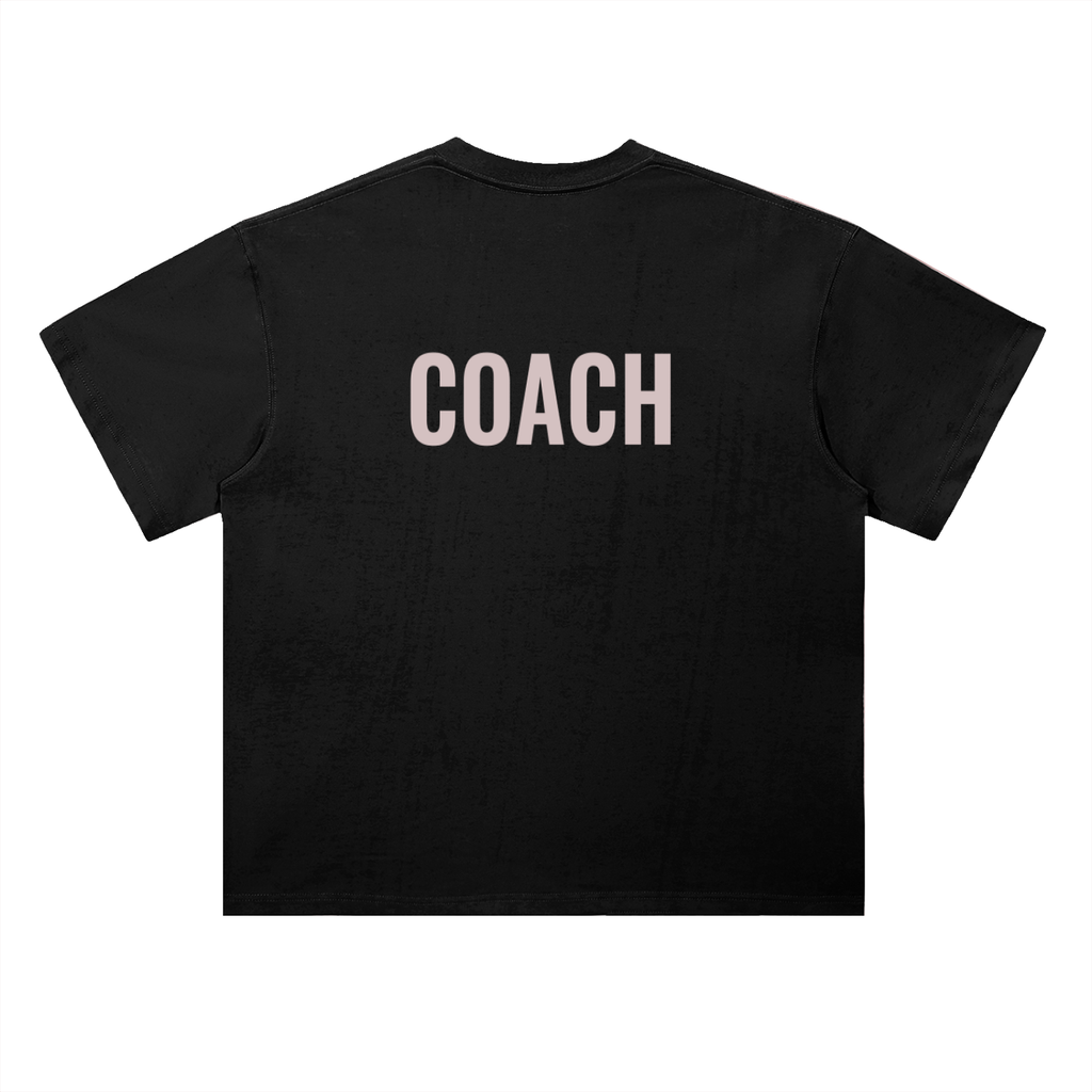 Heavyweight Drop Shoulder Cotton T-Shirt- Varsity Dept- Coach
