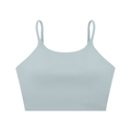 Spaghetti Strap Yoga Sports Bra (HAZE BLUE)