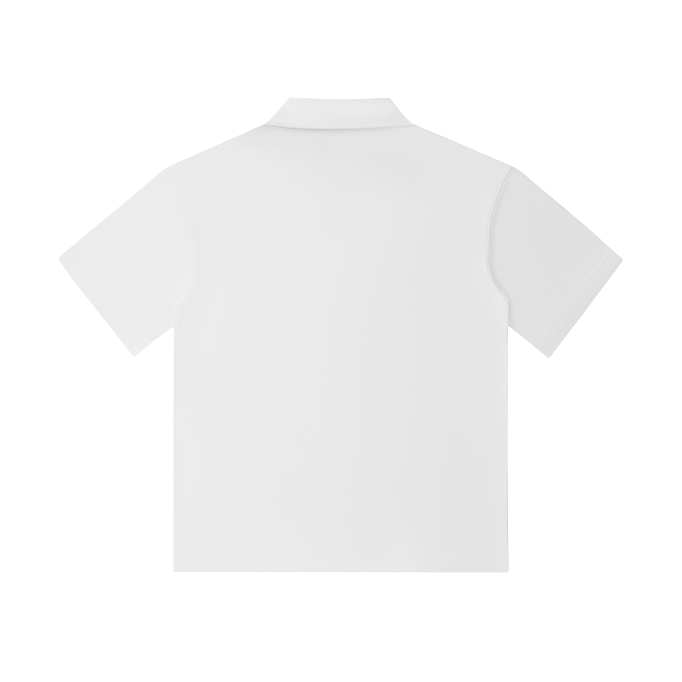 Drop Shoulder Short-Sleeve Polo- EB Monogram