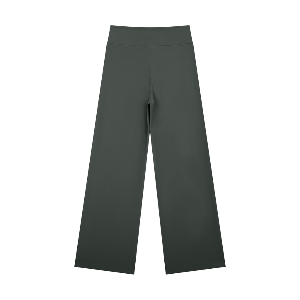 Women’s High Rise Straight Leg Yoga Pants (DARK GRAY)