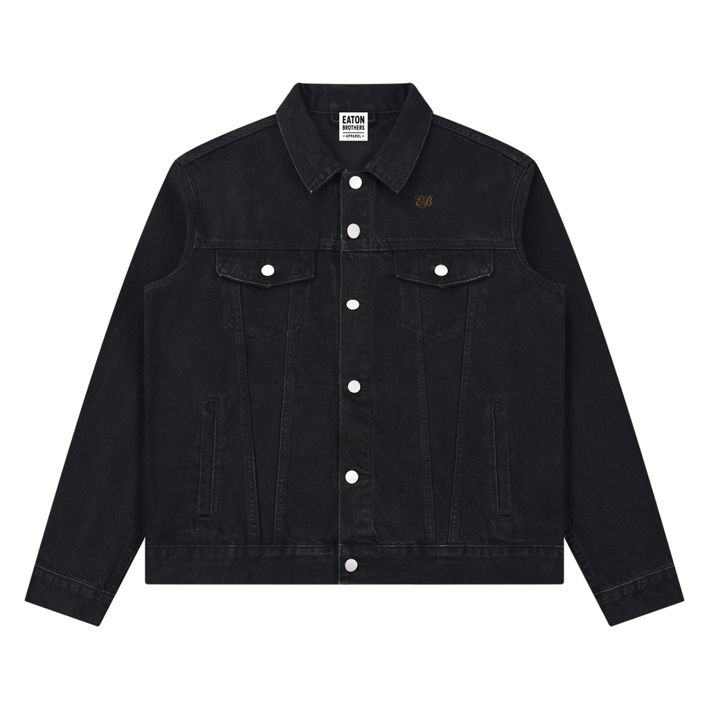 Unisex Vintage Wash Ruff-Hyde Denim Jacket