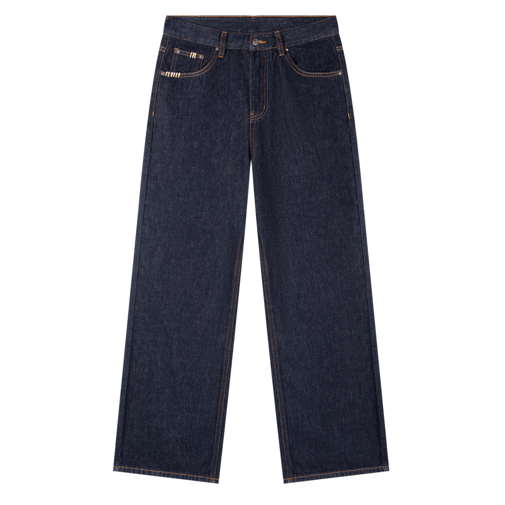 Heavyweight Straight Leg Denim Jeans- EB Brand