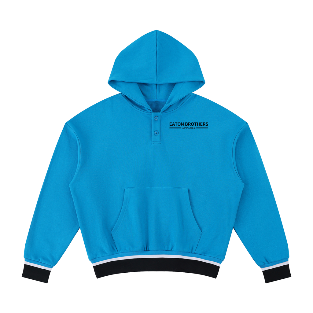 Unisex Oversized Color Block Boxy Hoodie- Tweety Bird Funny-print