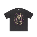 Vintage Wash Drop Shoulder T-Shirt — Cosmic 8-Ball Design | Eaton Brothers