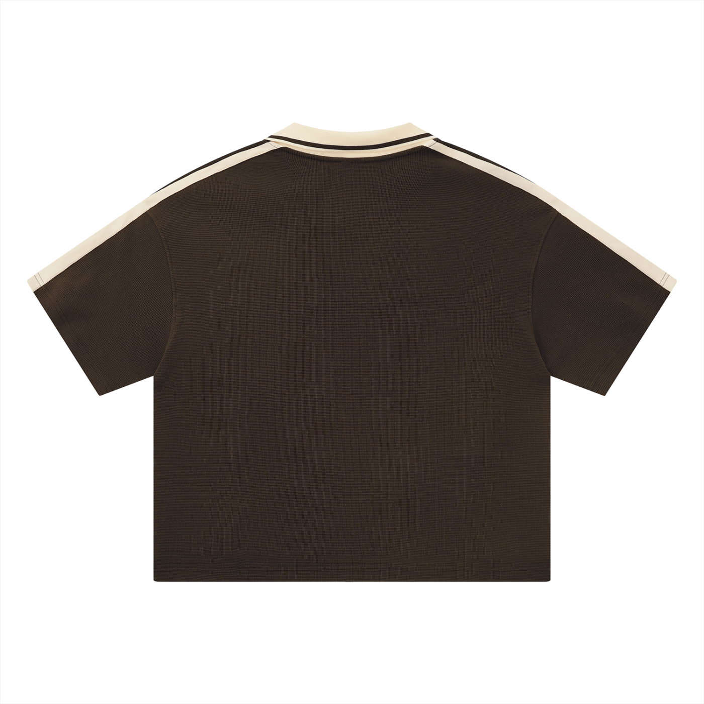 Unisex Color Block Polo Shirt- EB Monogram