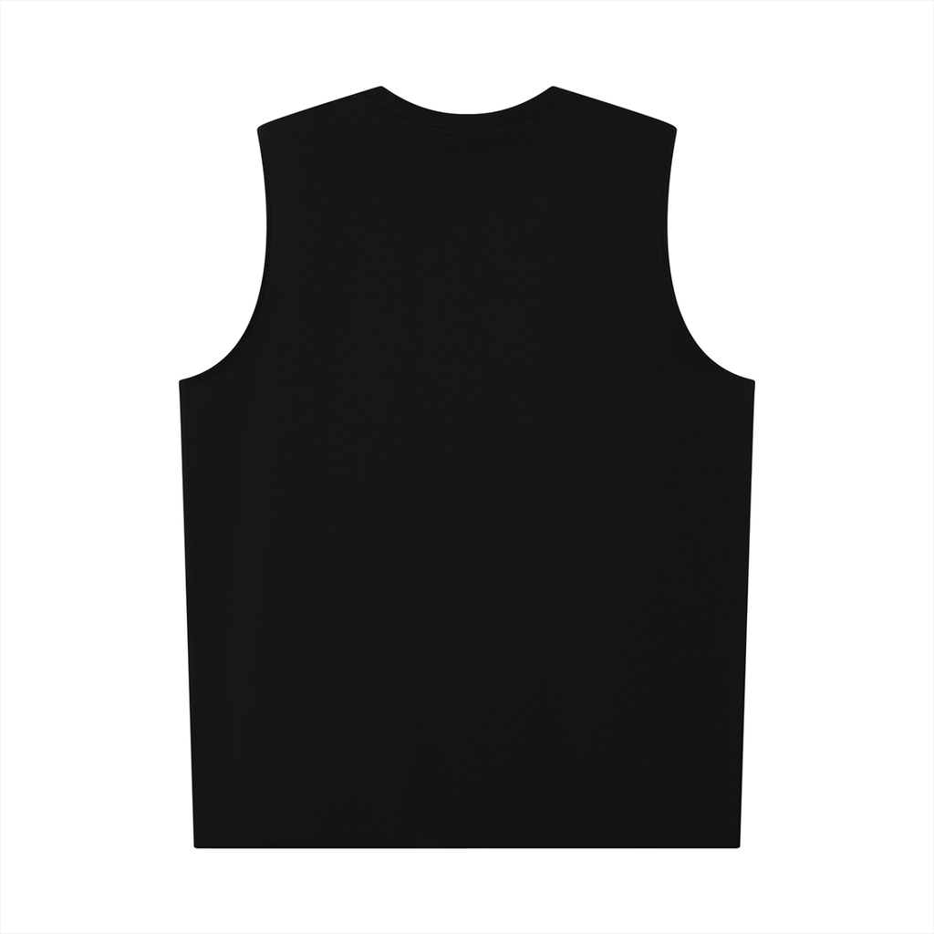 Men’s Oversized Cotton Tank Top- Week-End Forecast/Fishing Design