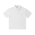 Drop Shoulder Short-Sleeve Polo- EB Monogram