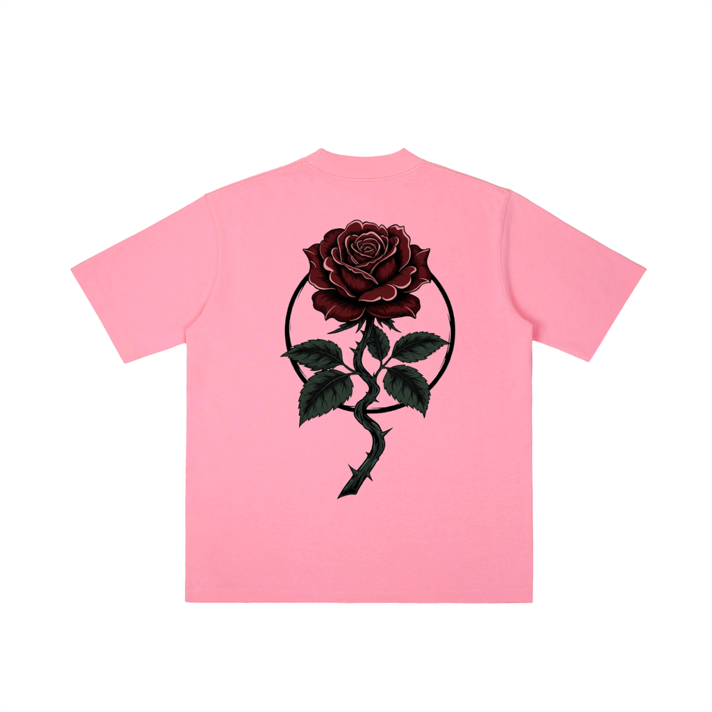 Vintage Wash Drop Shoulder T-Shirt — Love Birds Design | Eaton Brothers