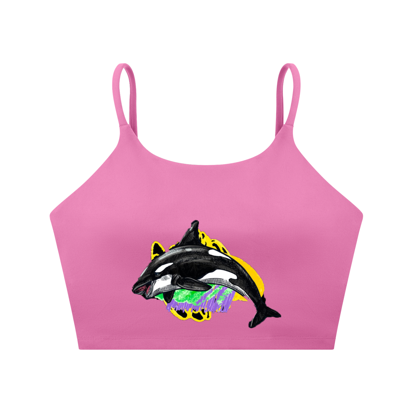 Spaghetti Strap Yoga Sports Bra