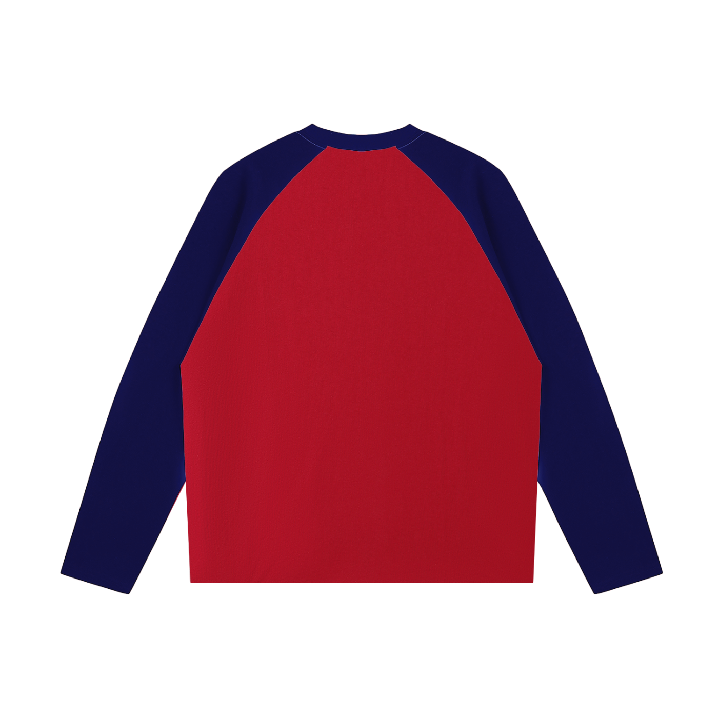 Color-Blocked Raglan Long-Sleeve T-Shirt- Gothic Punk Mechanical Nun- design