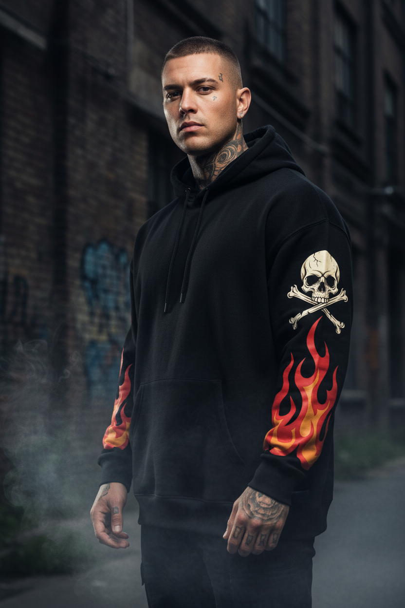 Essential Oversized Boxy Fit Fleece Hoodie