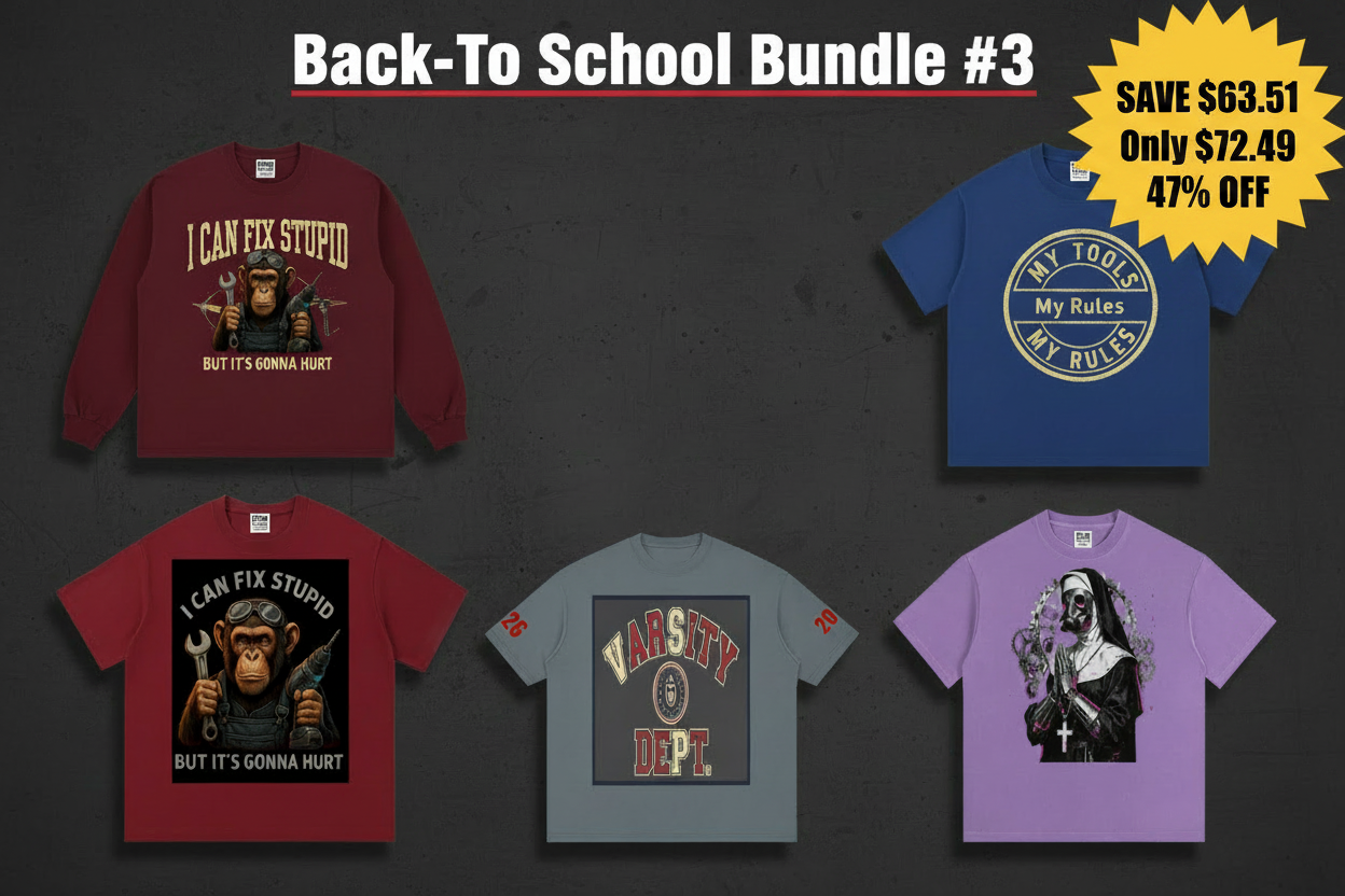 Eaton Brothers Back-To-School Bundle #3 - 5 piece streetwear set collage